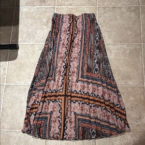 Bohemian Multicolor Maxi Skirt